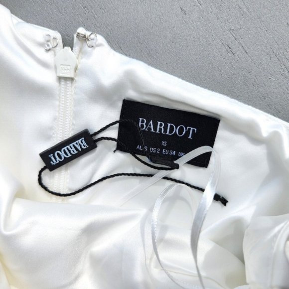Bardot Women's White Jenna One Shoulder Dress Size XS - Picture 5 of 7
